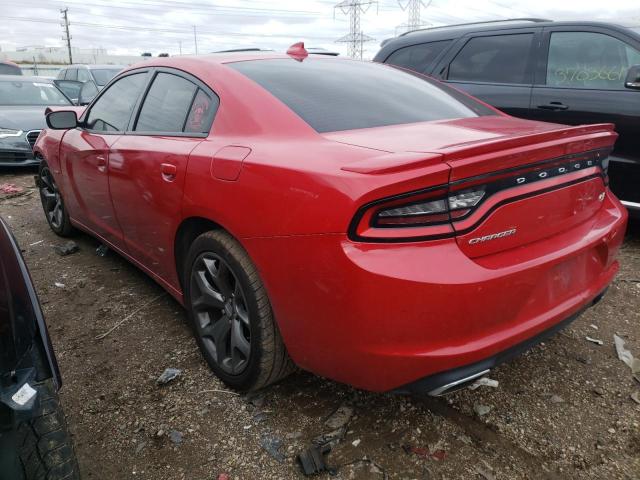 2C3CDXCT5FH871114 - 2015 DODGE CHARGER R/T RED photo 2