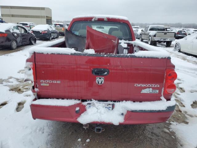 1D7RW3GP0BS553402 - 2011 DODGE DAKOTA SLT RED photo 6