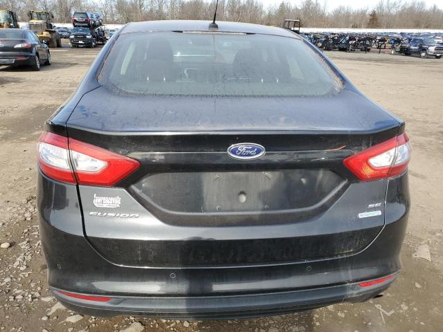 3FA6P0HR8DR158509 - 2013 FORD FUSION SE BLACK photo 6