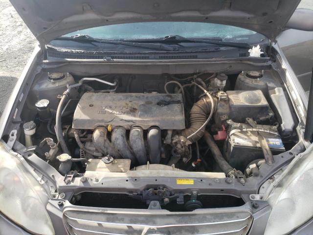 1NXBR32E63Z158361 - 2003 TOYOTA COROLLA CE SILVER photo 11