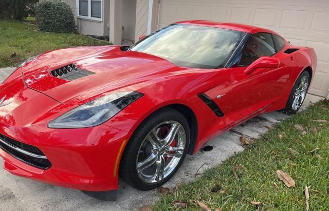 1G1YB2D70H5123949 - 2017 CHEVROLET CORVETTE STINGRAY 1LT RED photo 2