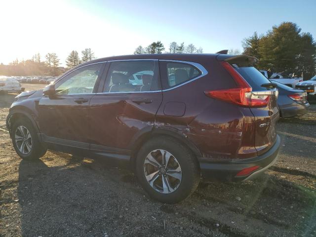 2HKRW6H33KH229706 - 2019 HONDA CR-V LX MAROON photo 2