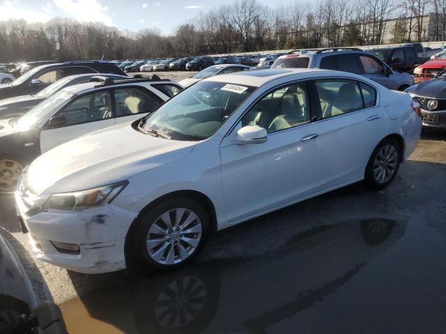 1HGCR3F88DA010004 - 2013 HONDA ACCORD EXL WHITE photo 1