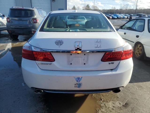 1HGCR3F88DA010004 - 2013 HONDA ACCORD EXL WHITE photo 6