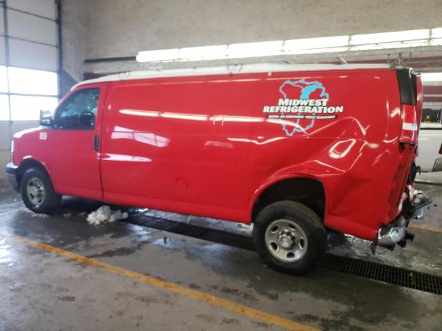 1GCZGHFG2H1152566 - 2017 CHEVROLET EXPRESS G3 RED photo 2