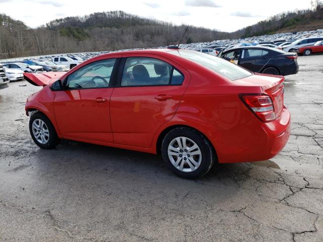 1G1JB5SH8H4175642 - 2017 CHEVROLET SONIC LS 红色 照片 2