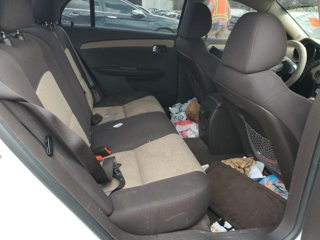 1G1ZC5E04CF105560 - 2012 CHEVROLET MALIBU 1LT WHITE photo 10