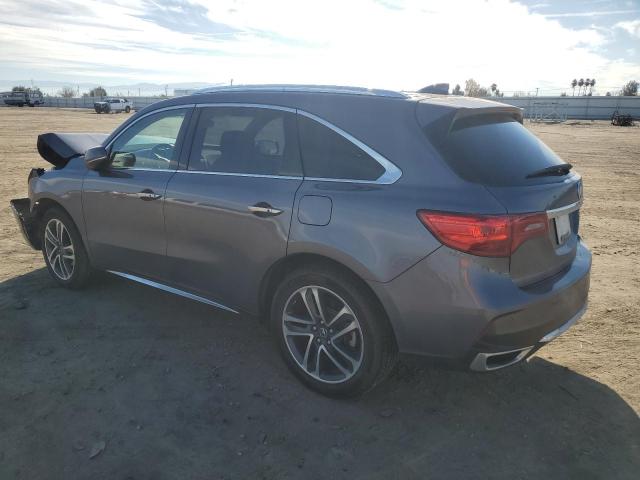 5FRYD4H90HB007074 - 2017 ACURA MDX ADVANCE GRAY photo 2