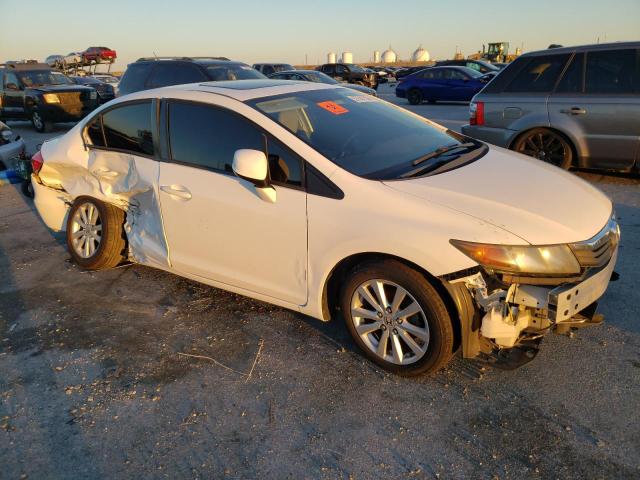 19XFB2F91CE343000 - 2012 HONDA CIVIC EXL თეთრი ფოტო 4