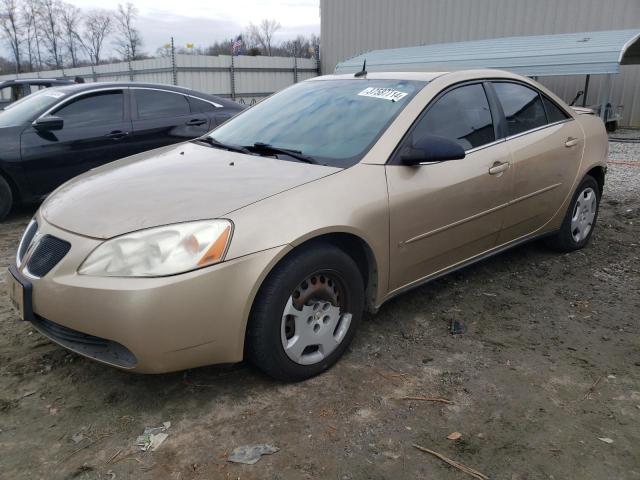 1G2ZF57B084224775 - 2008 PONTIAC G6 VALUE LEADER GOLD photo 1