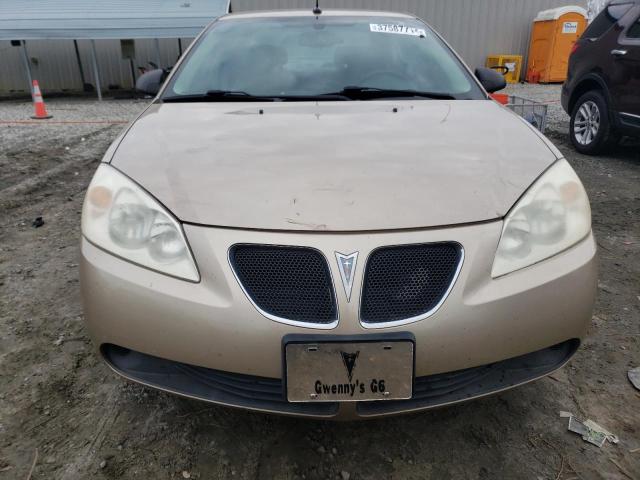 1G2ZF57B084224775 - 2008 PONTIAC G6 VALUE LEADER GOLD photo 5