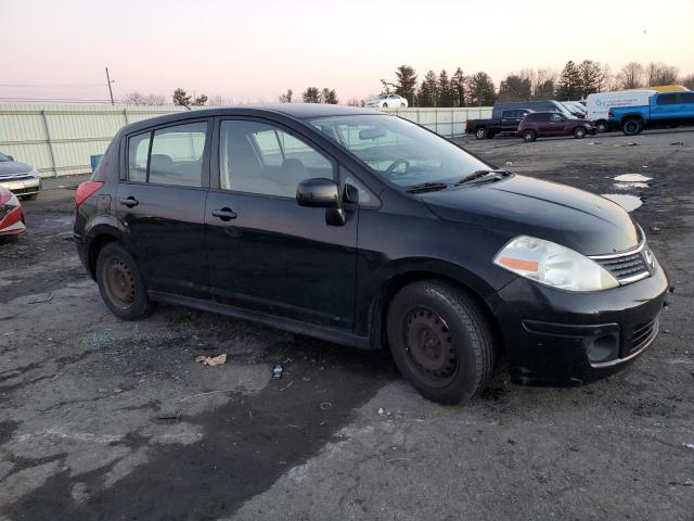 3N1BC13E28L447606 - 2008 NISSAN VERSA S BLACK photo 4