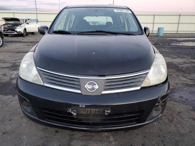 3N1BC13E28L447606 - 2008 NISSAN VERSA S BLACK photo 5