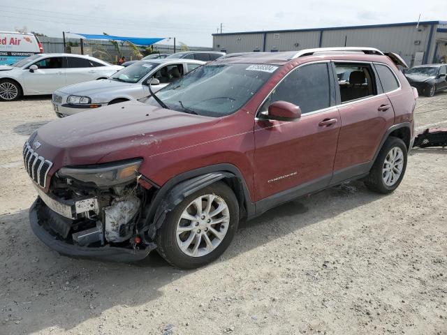 1C4PJLCB2KD128410 - 2019 JEEP CHEROKEE LATITUDE RED photo 1