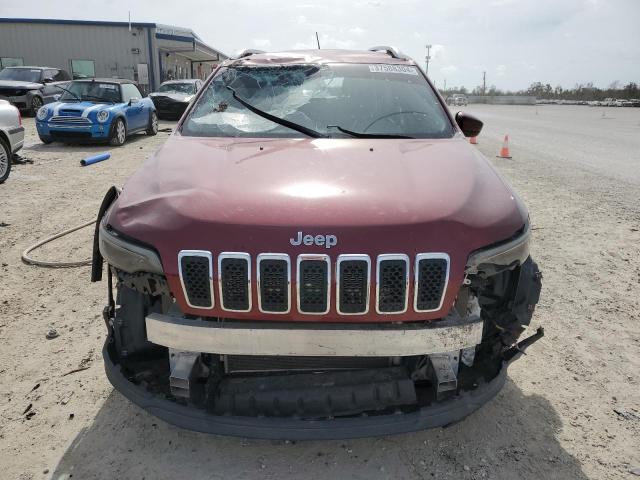 1C4PJLCB2KD128410 - 2019 JEEP CHEROKEE LATITUDE RED photo 5