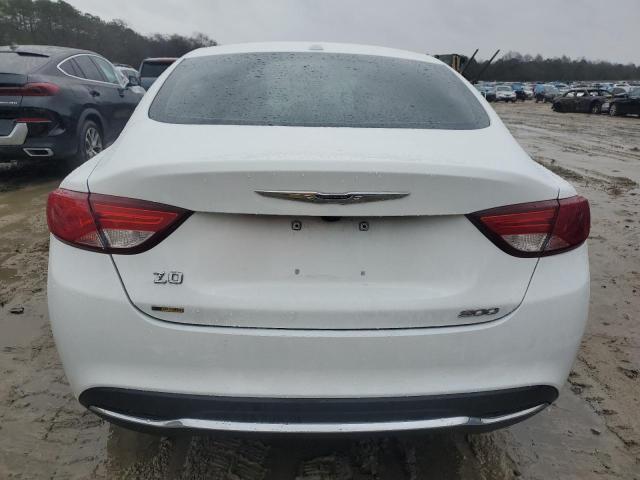 1C3CCCABXFN596174 - 2015 CHRYSLER 200 LIMITED WHITE photo 6