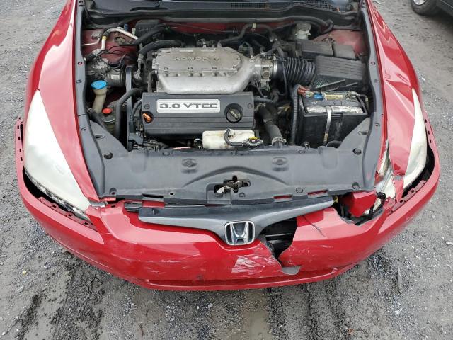 1HGCM82613A035115 - 2003 HONDA ACCORD EX RED photo 11