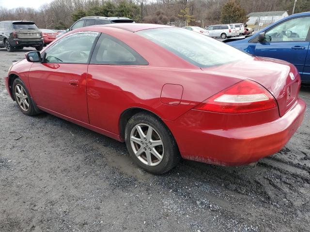 1HGCM82613A035115 - 2003 HONDA ACCORD EX RED photo 2