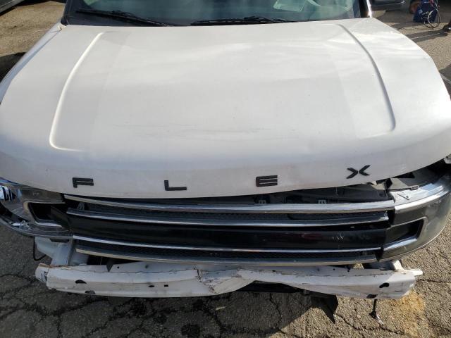 2FMGK5C83JBA15983 - 2018 FORD FLEX SEL WHITE photo 11