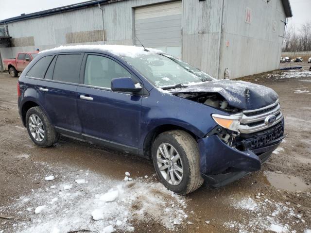 2FMDK3JC9BBA63911 - 2011 FORD EDGE SEL BLUE photo 4