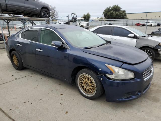 1N4AA51E59C829530 - 2009 NISSAN MAXIMA S BLUE photo 4