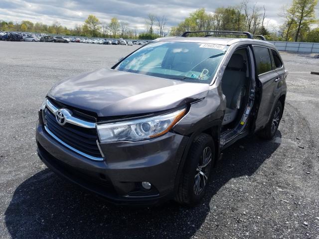 5TDJKRFHXGS235934 - 2016 TOYOTA HIGHLANDER XLE  ფოტო 2