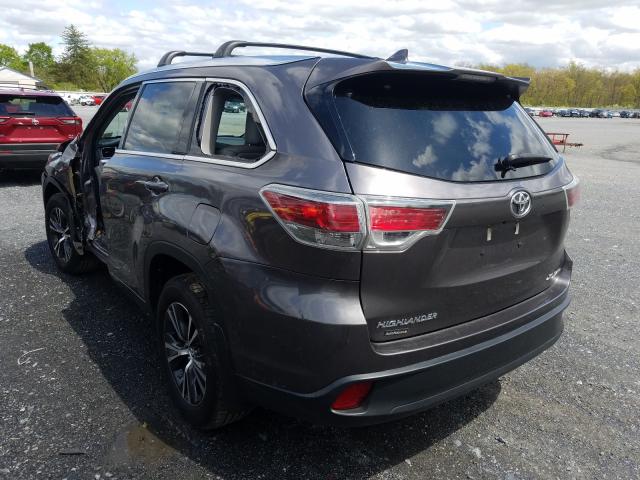 5TDJKRFHXGS235934 - 2016 TOYOTA HIGHLANDER XLE  ფოტო 3