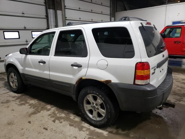 1FMYU93145KC43592 - 2005 FORD ESCAPE XLT WHITE photo 2