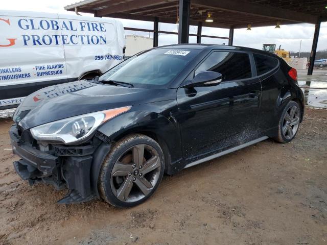 KMHTC6AEXDU147616 - 2013 HYUNDAI VELOSTER TURBO BLACK photo 1