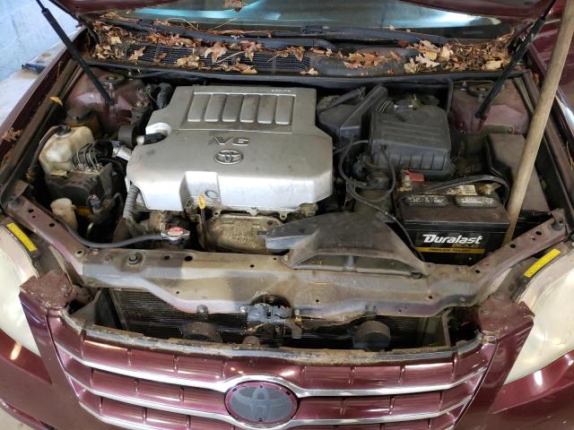 4T1BK36BX6U088064 - 2006 TOYOTA AVALON XL BURGUNDY photo 11