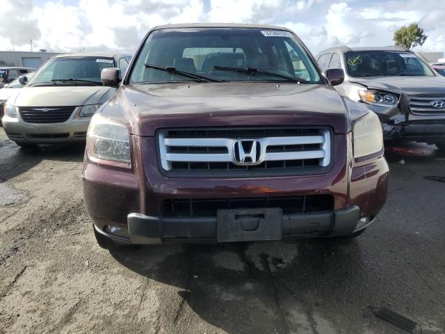 5FNYF28558B027799 - 2008 HONDA PILOT EXL BURGUNDY photo 5