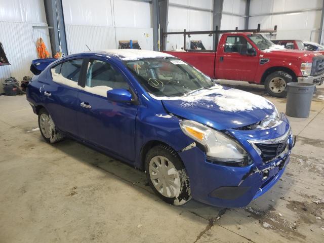 3N1CN7AP6GL854249 - 2016 NISSAN VERSA S BLUE photo 4