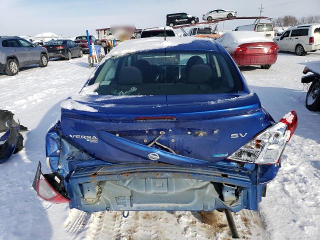 3N1CN7AP6GL854249 - 2016 NISSAN VERSA S BLUE photo 6