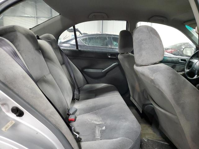 1HGES16542L013619 - 2002 HONDA CIVIC LX SILVER photo 10