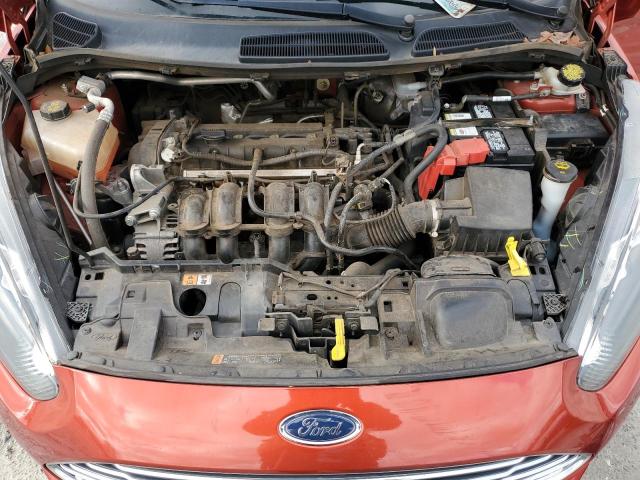 3FADP4FJ5JM133278 - 2018 FORD FIESTA TITANIUM RED photo 7