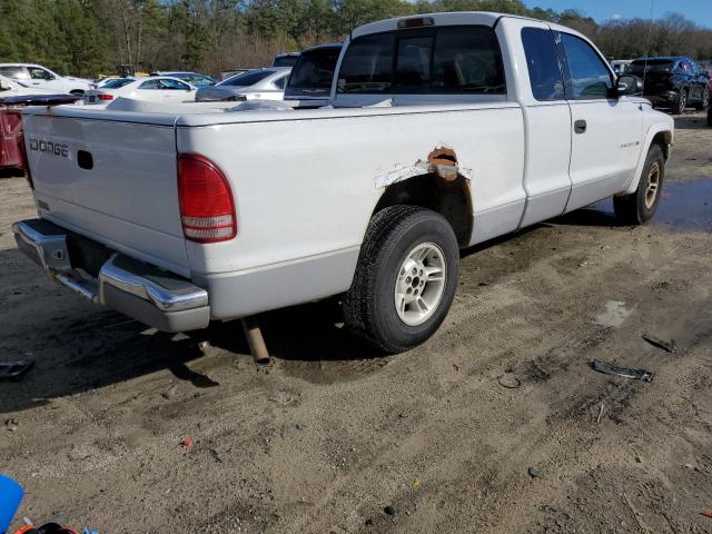 1B7GL22X7WS753372 - 1998 DODGE DAKOTA WHITE photo 3