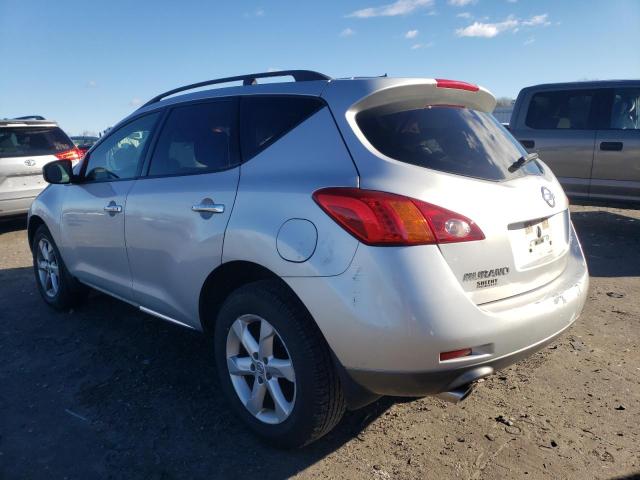 JN8AZ1MW8AW134028 - 2010 NISSAN MURANO S SILVER photo 2