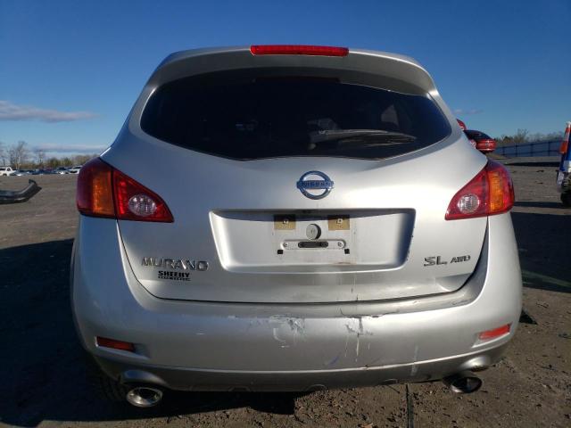 JN8AZ1MW8AW134028 - 2010 NISSAN MURANO S SILVER photo 6