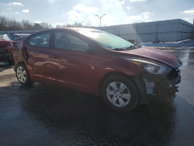 5NPDH4AE2GH796629 - 2016 HYUNDAI ELANTRA SE RED photo 4