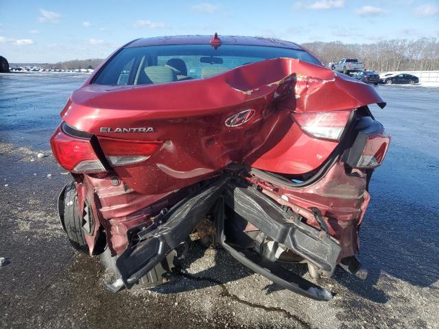 5NPDH4AE2GH796629 - 2016 HYUNDAI ELANTRA SE RED photo 6