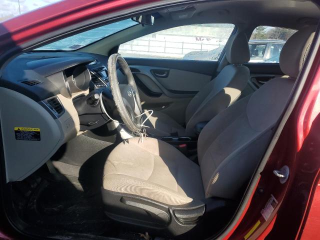 5NPDH4AE2GH796629 - 2016 HYUNDAI ELANTRA SE RED photo 7