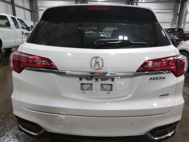 5J8TB4H73JL019935 - 2018 ACURA RDX ADVANCE WHITE photo 6