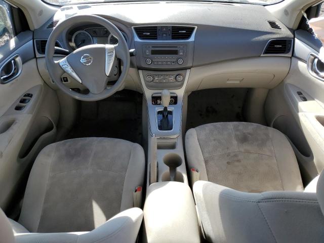 3N1AB7AP8DL748431 - 2013 NISSAN SENTRA S WHITE photo 8