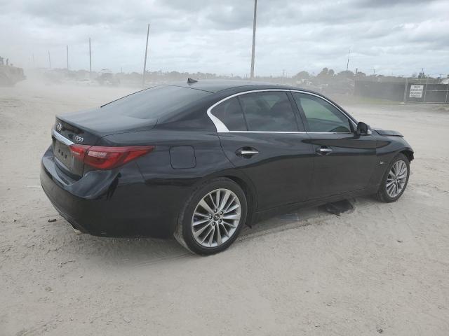 JN1EV7AP6JM353464 - 2018 INFINITI Q50 LUXE BLACK photo 3