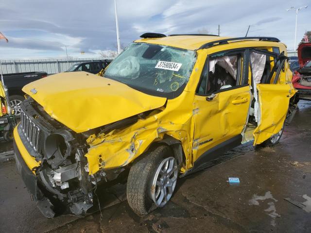 ZACCJBBTXFPC24893 - 2015 JEEP RENEGADE LATITUDE YELLOW photo 1