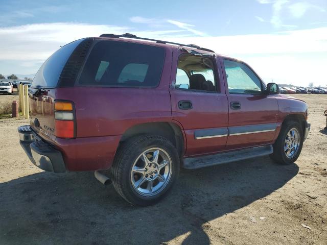 1GNEC13T84R169152 - 2004 CHEVROLET TAHOE C1500 RED photo 3