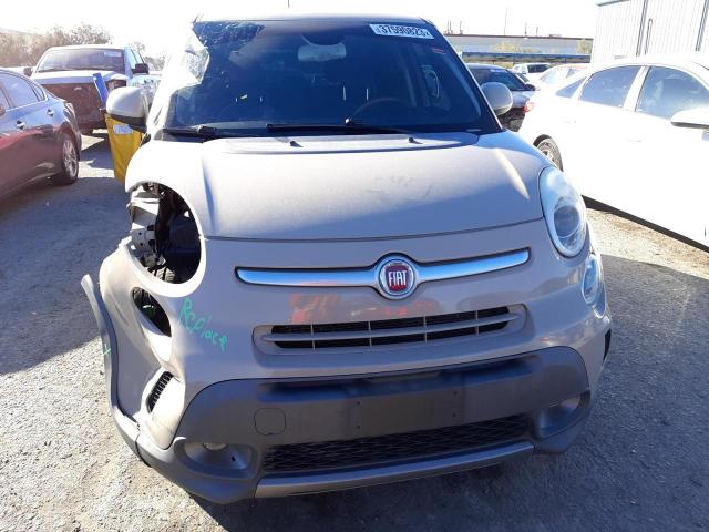 ZFBCFADH8EZ028829 - 2014 FIAT 500L TREKKING TAN photo 5