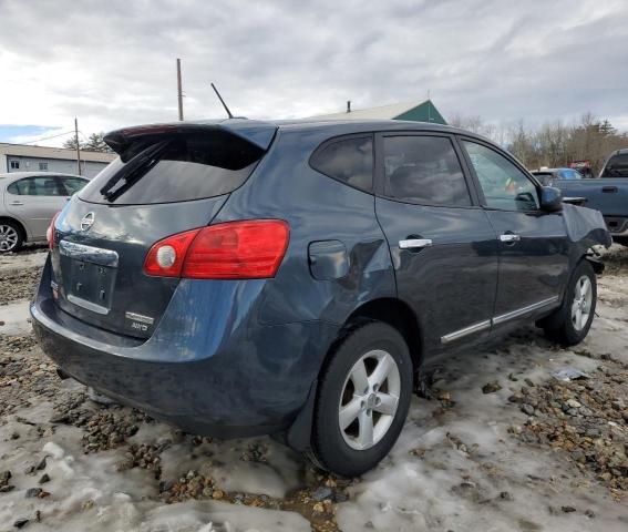 JN8AS5MV7DW661629 - 2013 NISSAN ROGUE S BLUE photo 3