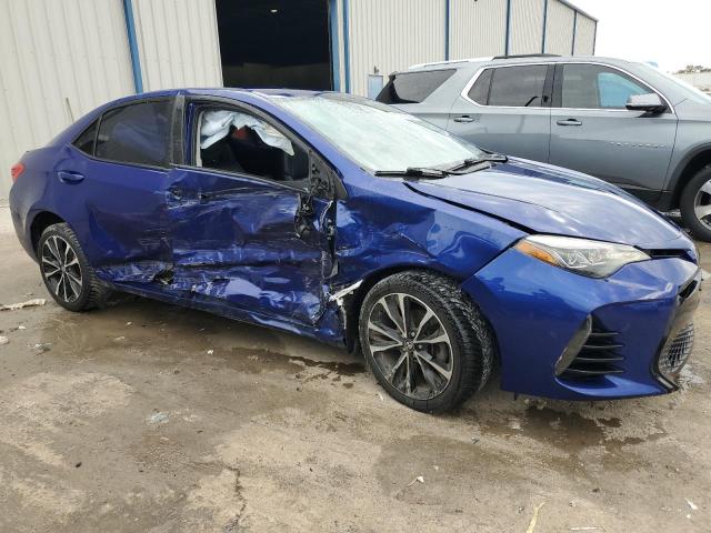 2T1BURHE6HC774692 - 2017 TOYOTA COROLLA L BLUE photo 4