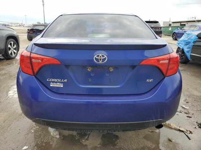 2T1BURHE6HC774692 - 2017 TOYOTA COROLLA L BLUE photo 6